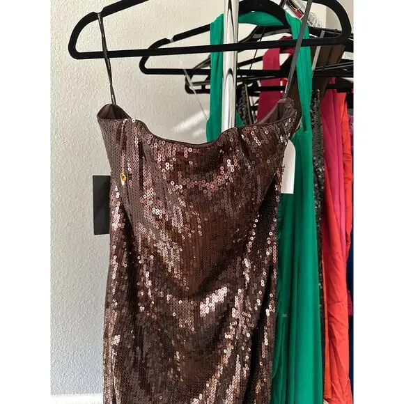 retrofete Ember Dress in Dark Chocolate - Picture 7 of 14